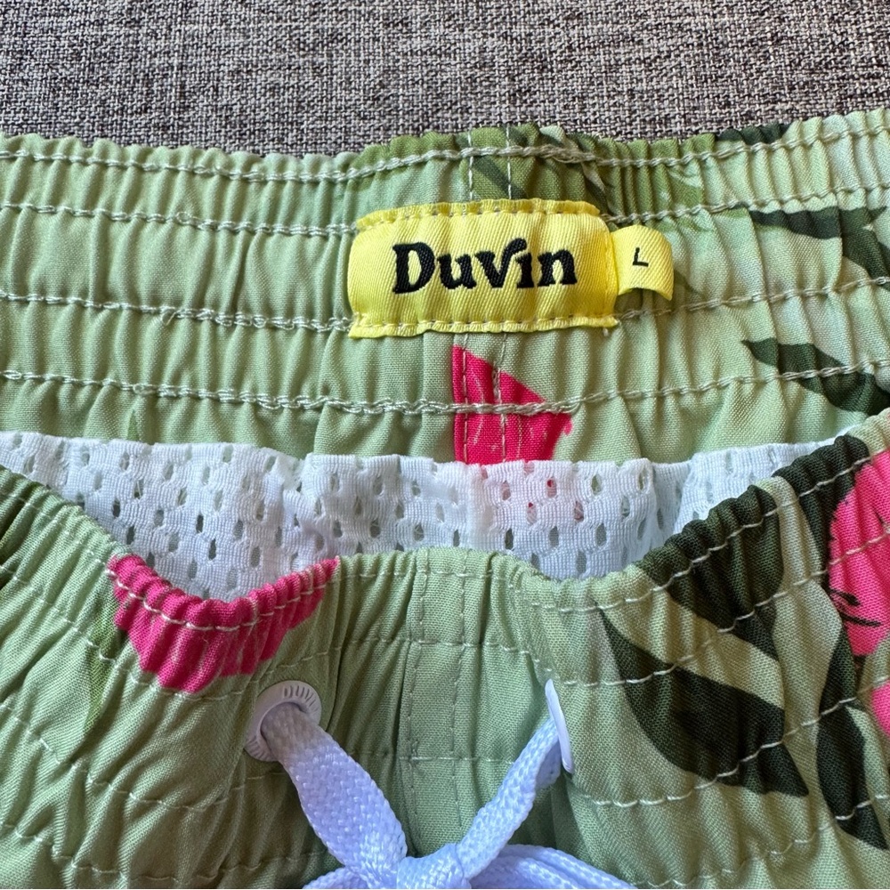 Men’s Duvin Fronds Swim Short Board Shorts Trunks - Picture 5 of 5